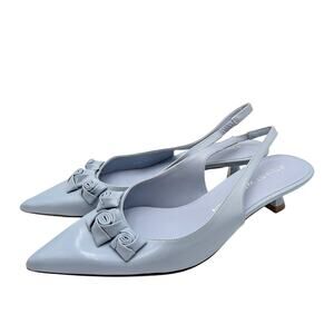 Stuart Weitzman Rosie 35 Slingback Heel Pump Women's Cielo Size US6B EU36.5